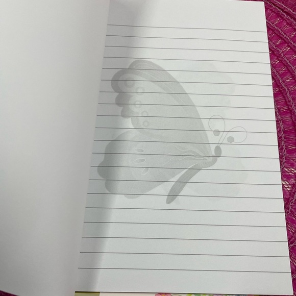 Purple Butterfly Journal with Floral Pen - Picture 3 of 5